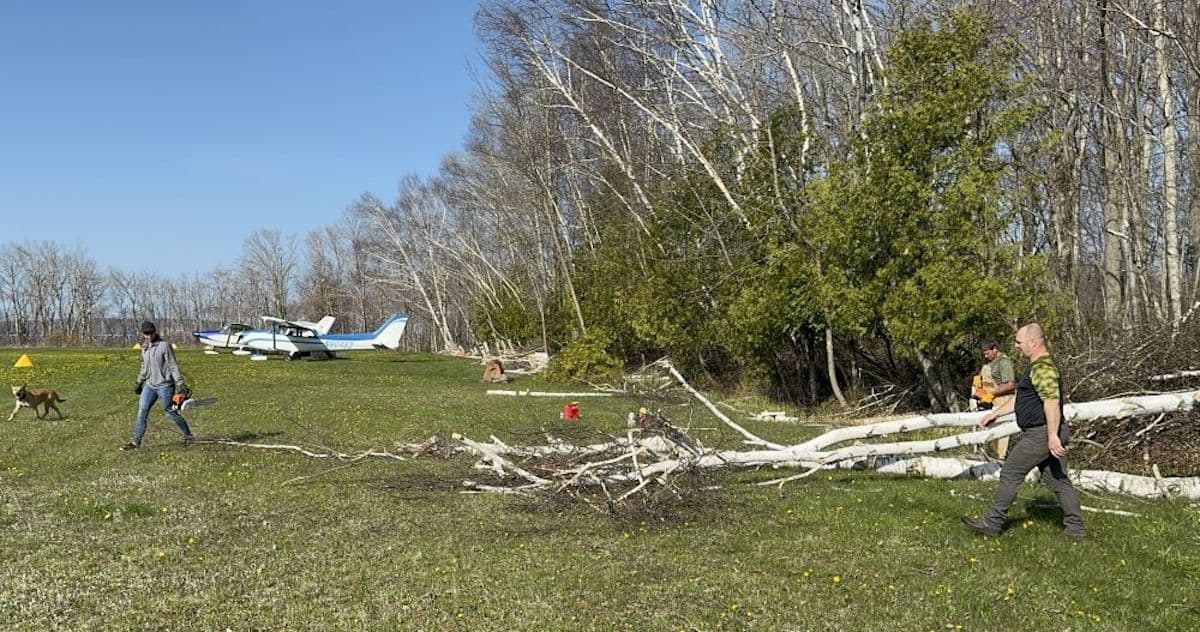 Volunteers help clean up storm-ravaged North...