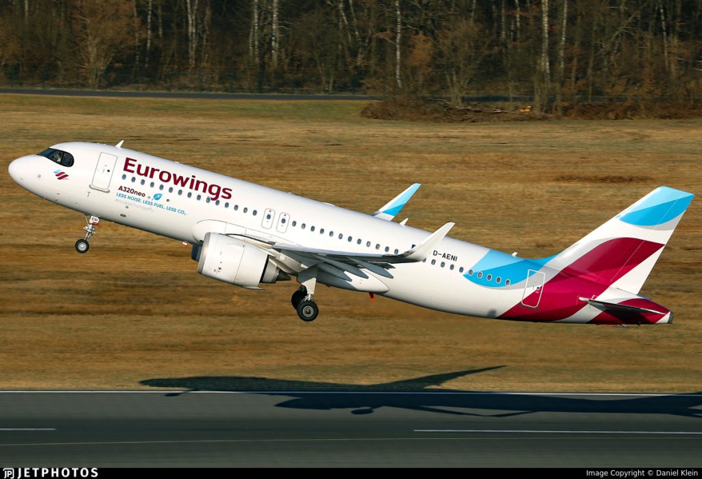 The Eurowings fleet in May 2025