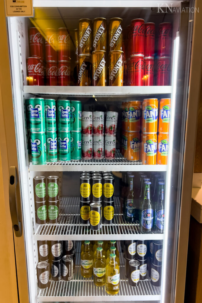 Bidvest Sky Lounge Johannesburg Soft Drinks