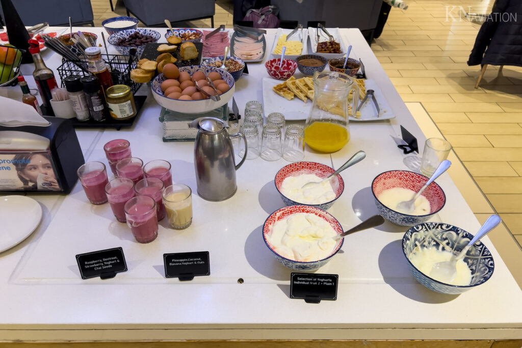Bidvest Sky Lounge Johannesburg Yogurts