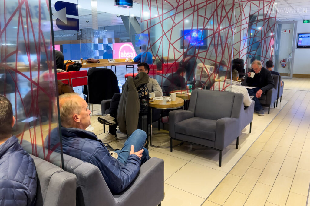 Bidvest Sky Lounge Johannesburg Seating