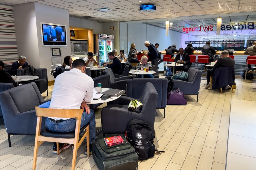 Bidvest Sky Lounge Johannesburg Seating