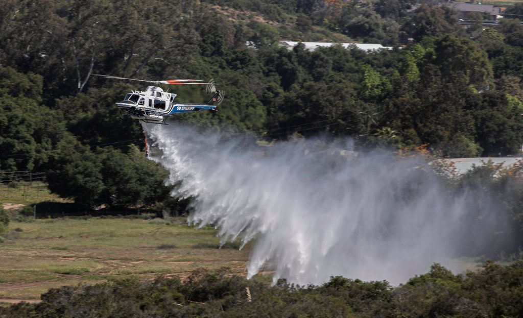 Aerial fire drills in California –...