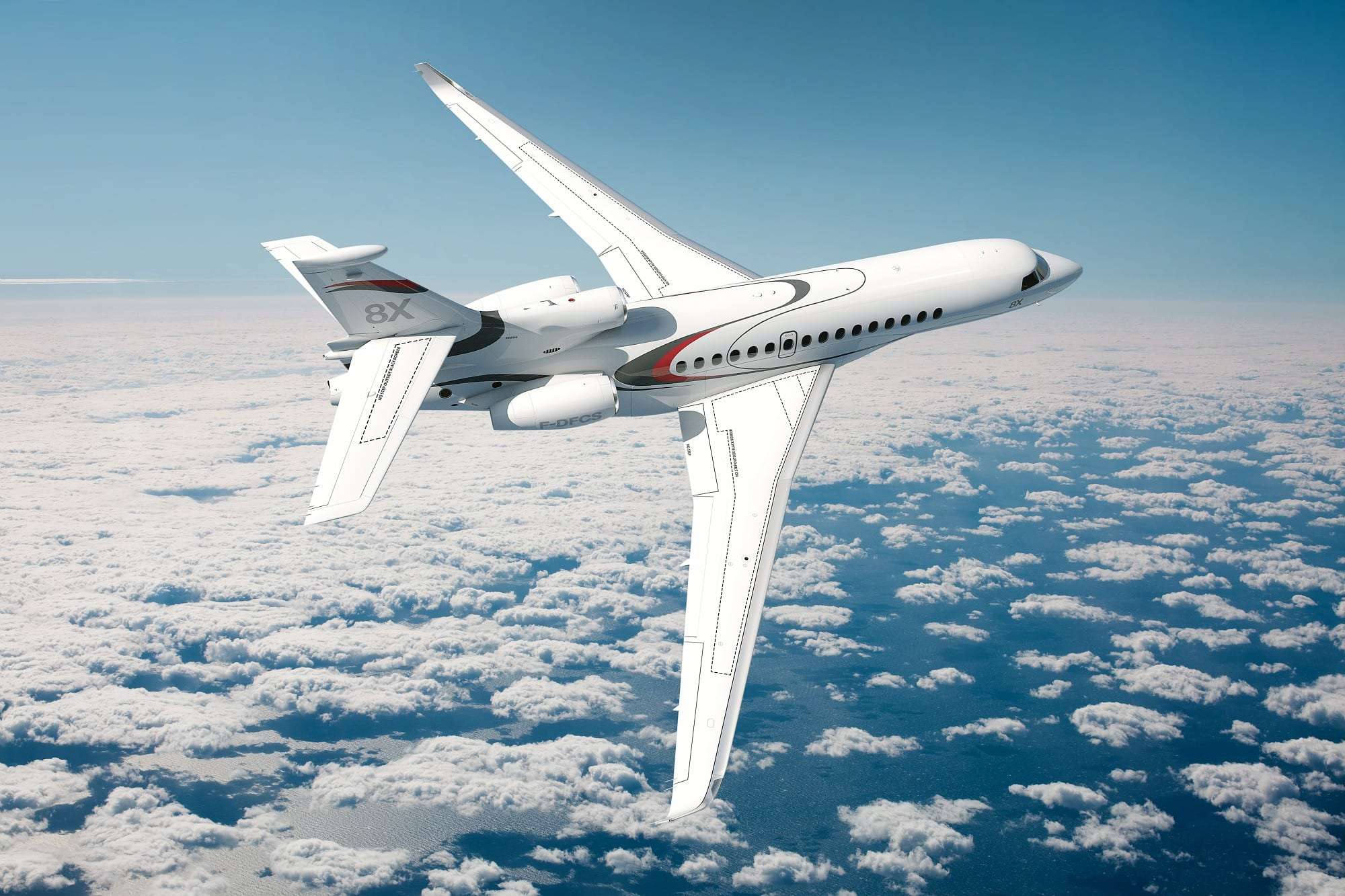 Dassault Falcon 8X is amongst the world's fastest private jets