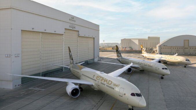 Etihad Airways' latest 787s Etihad Airways' latest 787s