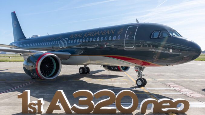 First A320neo for Royal Jordanian First A320neo for Royal Jordanian