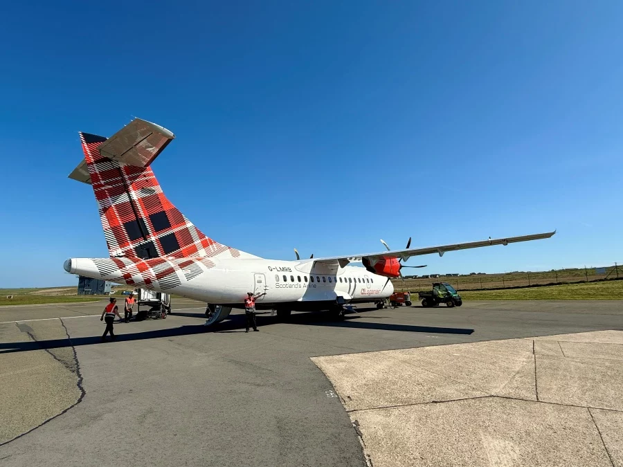 Loganair London to Kirkwall 6