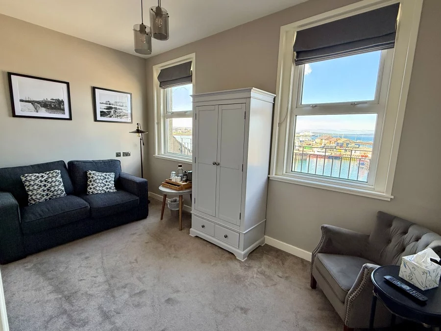 The Kirkwall Hotel sitting room