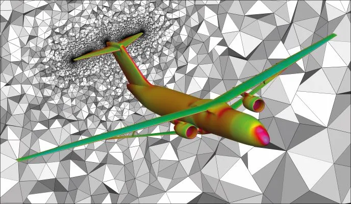 Digital Image of X-66 During Design Period Clearly Showing Thin Wings. | Image: NASA