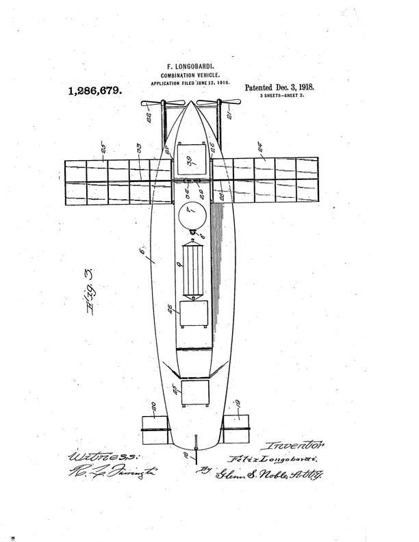 Image from patent application for Combination Vehicle. | Image: https://patentimages.storage.googleapis.com/