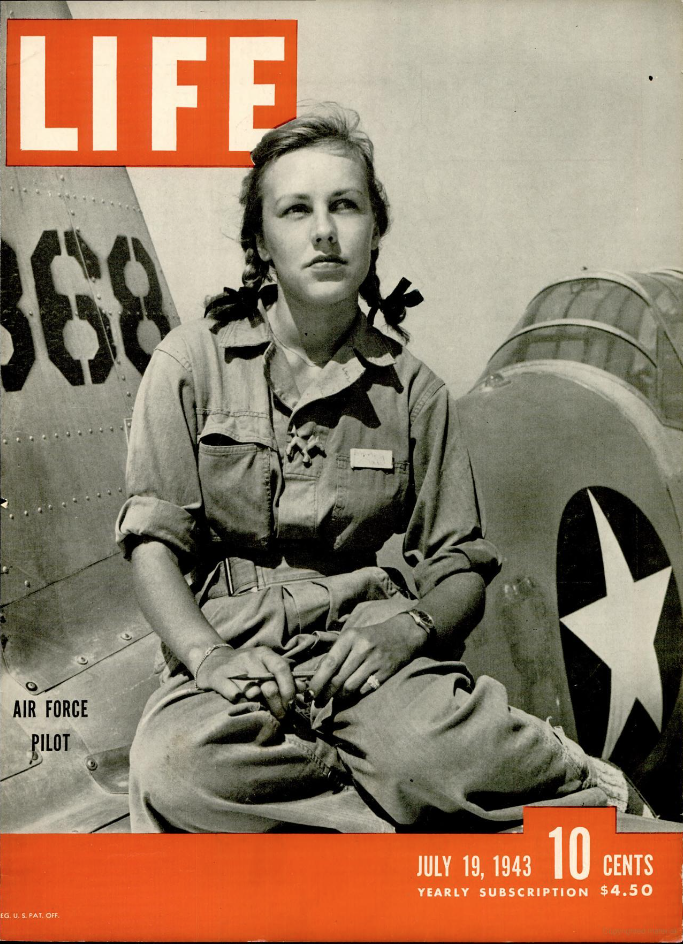 Shirley Slade on the cover of LIFE Magazine