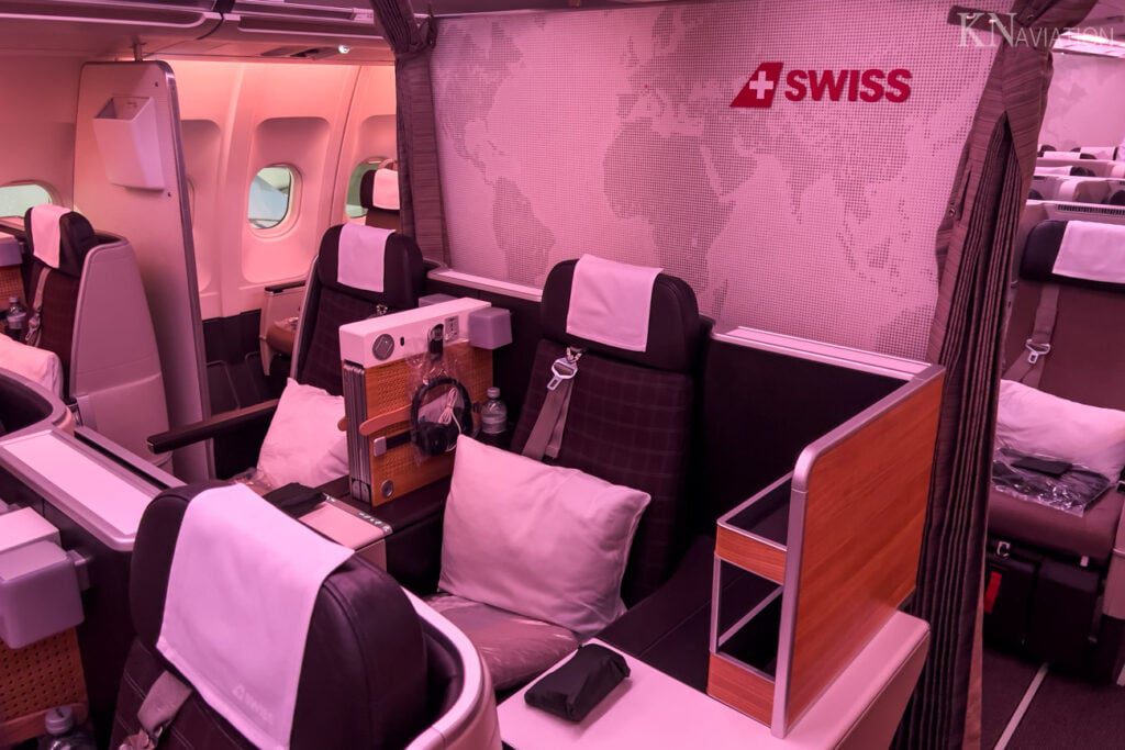 Swiss A340 Business Class