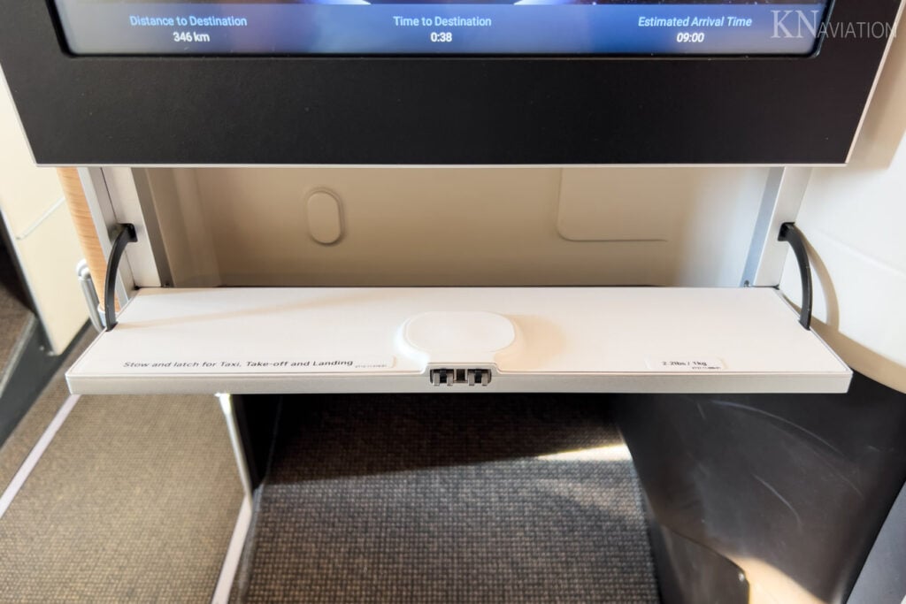 Swiss A340 Business Class Seat