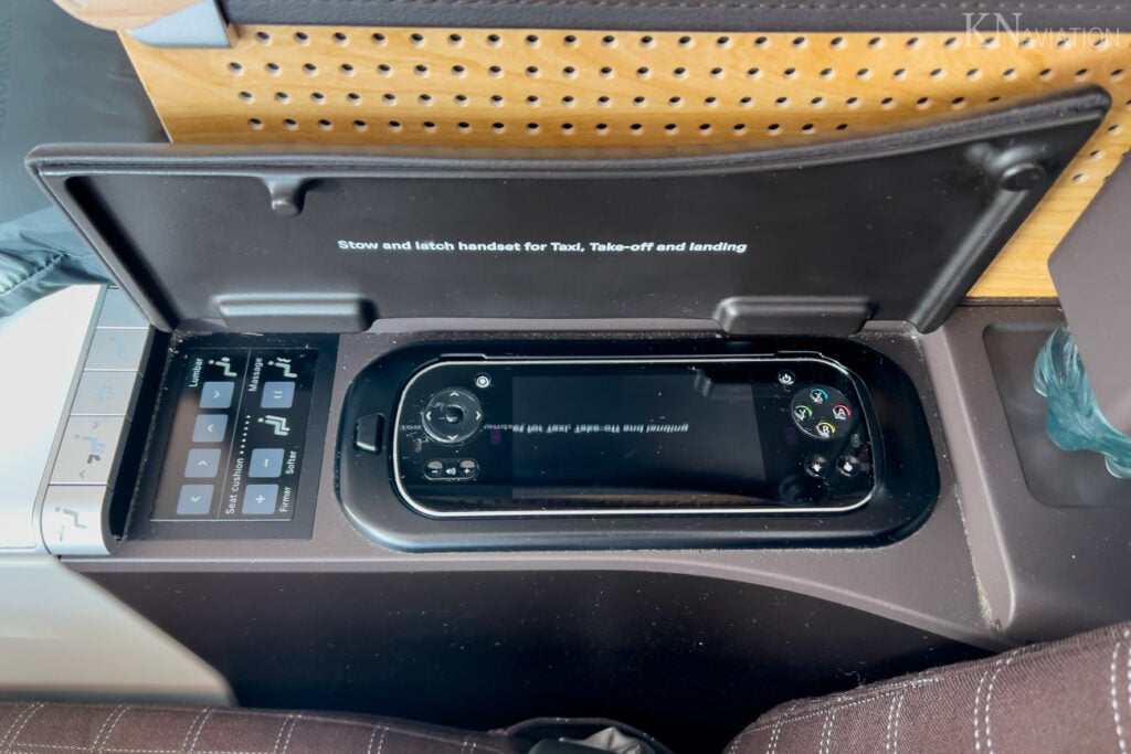 Swiss A340 Business Class Seat