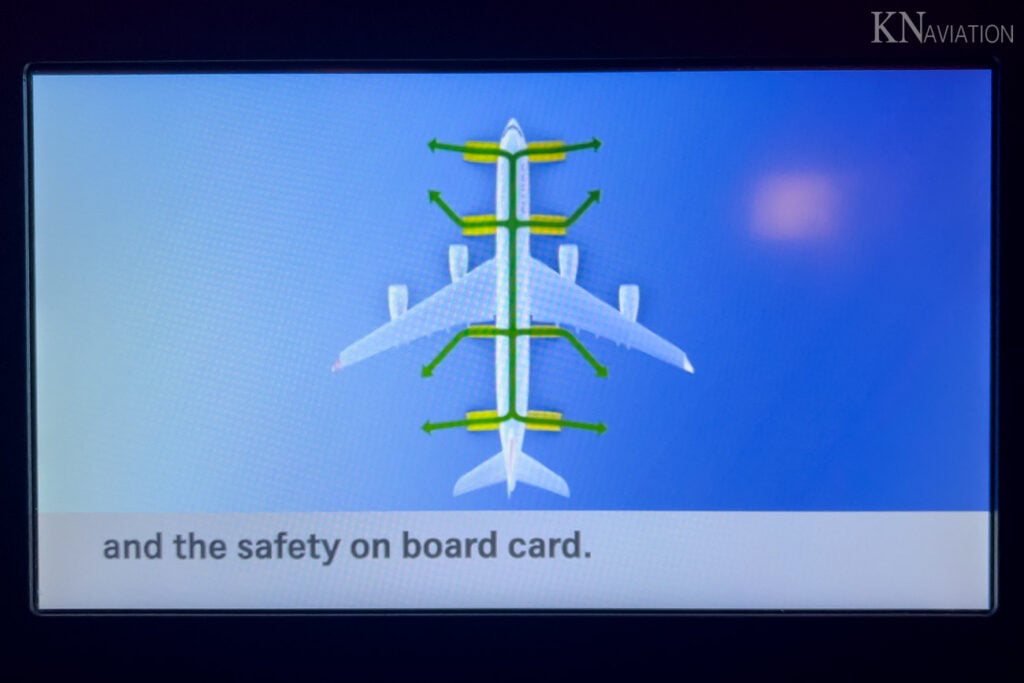 Swiss A340 Safety Video