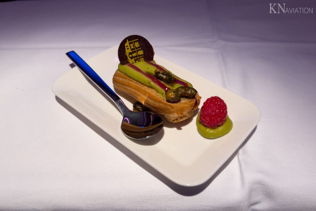 Swiss Long-Haul Business Class Dinner
