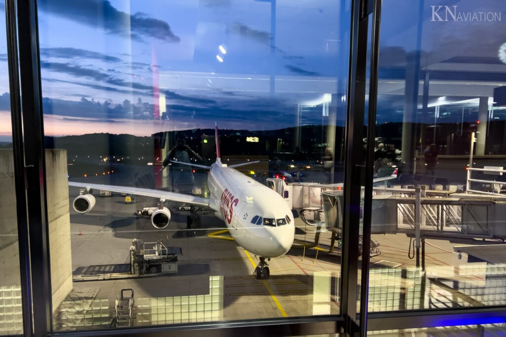 Swiss A340 in Zurich