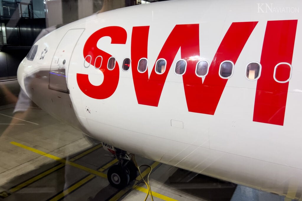 Swiss A340 in Zurich