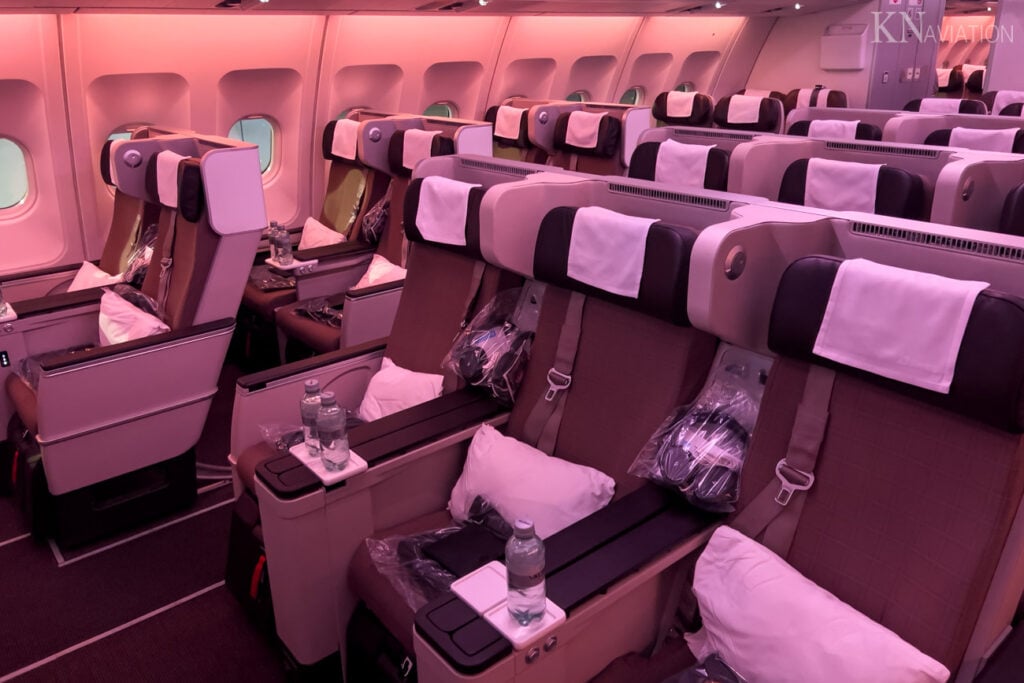 Swiss A340 Premium Economy Class