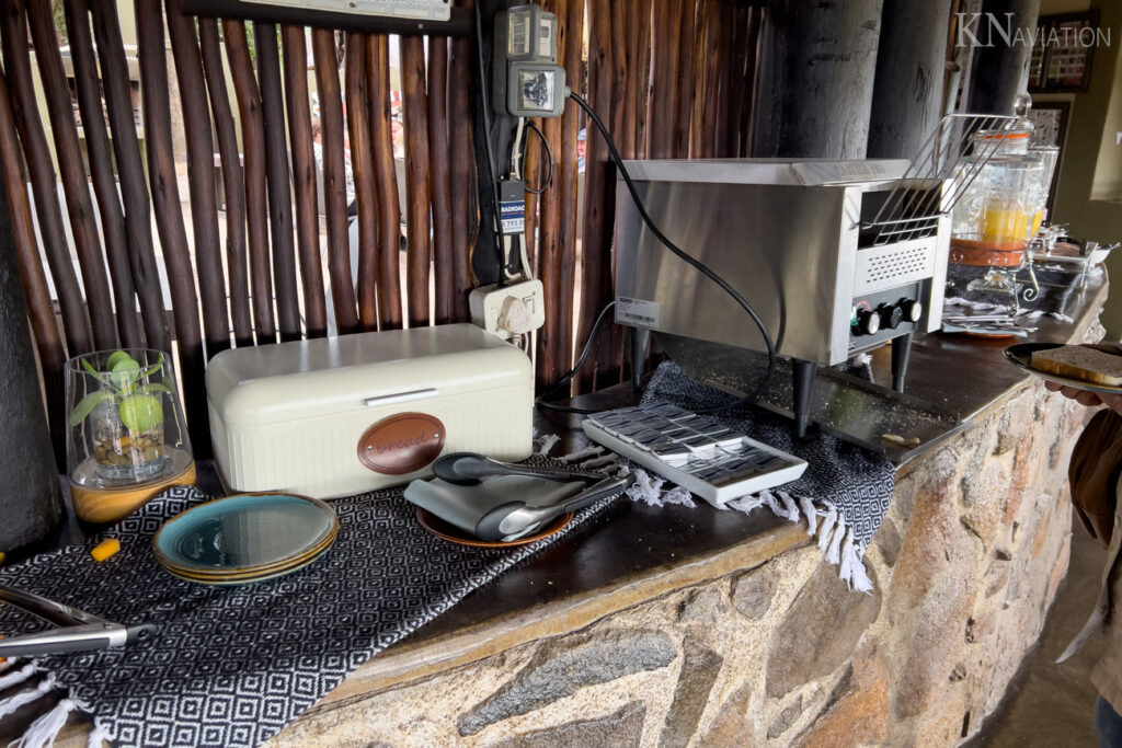 Umkumbe River Lodge Breakfast