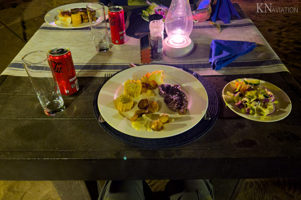 Umkumbe River Lodge Dinner