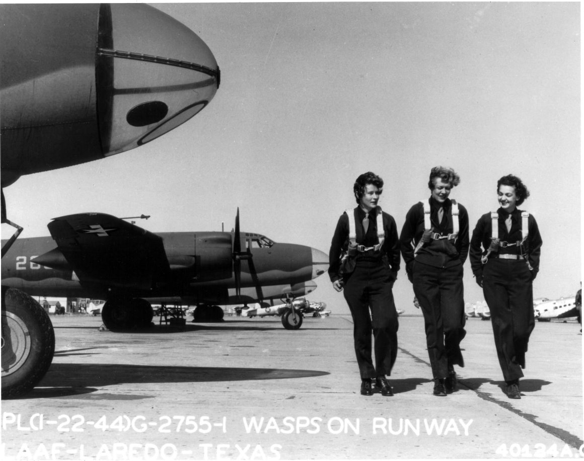 WASPs on airfield
