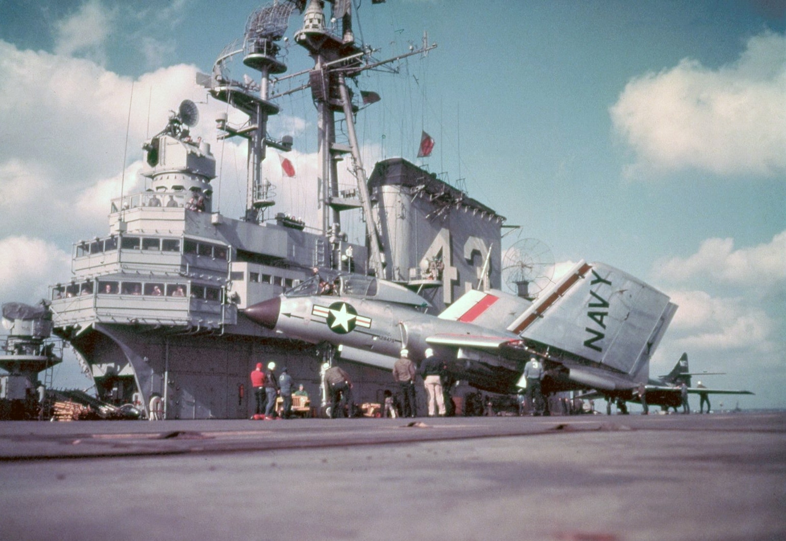Cutlass on the flightdeck.